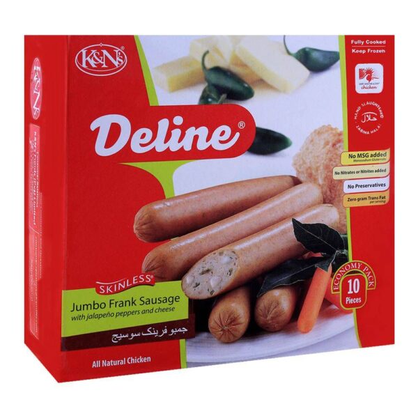 K-NS JUMBO FRANK SAUSAGE JALAPENO PEP - CHEESE