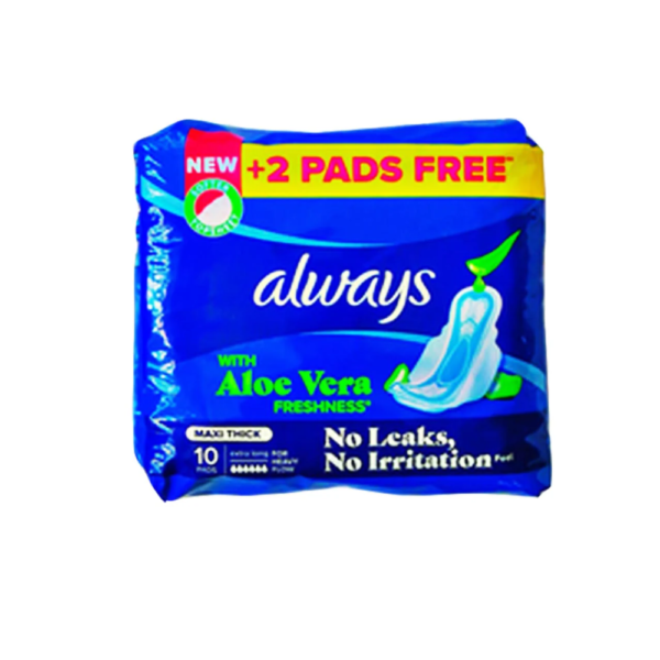 ALWAYS MAXI THICK EXTRA LONG 10 PADS